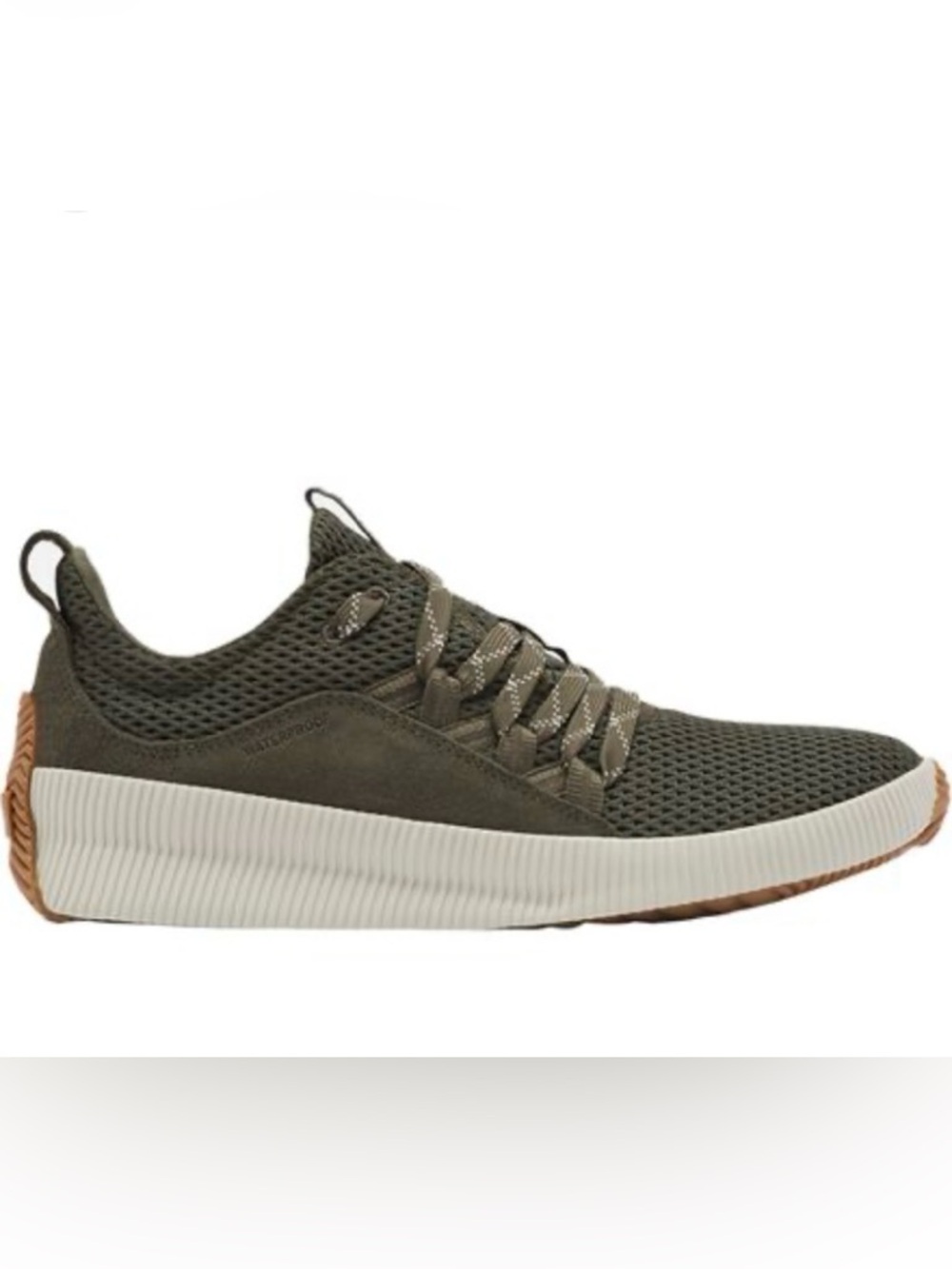 Sorel Olive Green Lace-Up Sneakers Size 10 Women’s Out n About